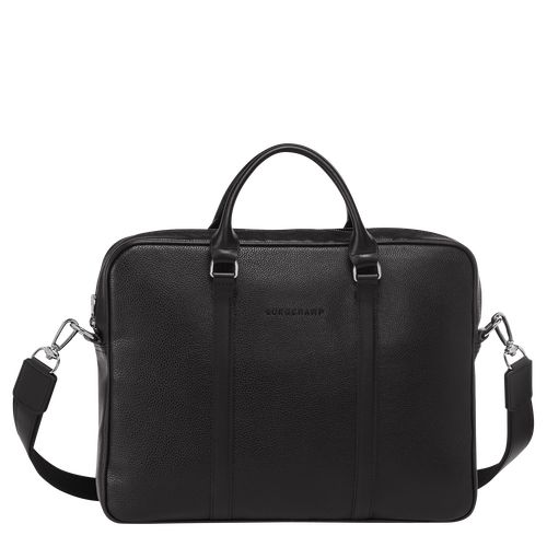 Aktówka Męskie Longchamp Le FoulonnÉ XS Leather Czarne | PL7613XY