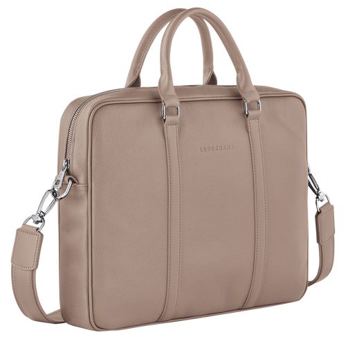 Aktówka Męskie Longchamp Le FoulonnÉ XS Leather Turtledove | PL7608HA