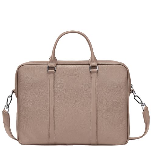 Aktówka Męskie Longchamp Le FoulonnÉ XS Leather Turtledove | PL7608HA