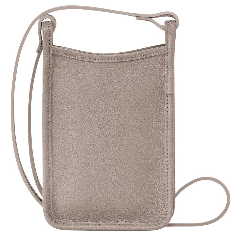 Etui Damskie Longchamp Le FoulonnÉ 1 Leather Turtledove | PL8435AH