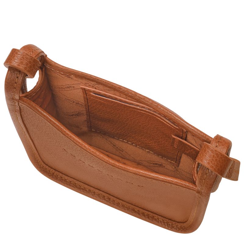 Etui Damskie Longchamp Le FoulonnÉ 1 Leather Caramel | PL8433OK