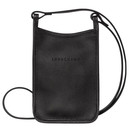 Etui Damskie Longchamp Le FoulonnÉ 1 Leather Czarne | PL8432IL