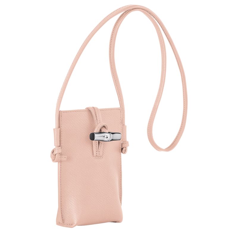 Etui Damskie Longchamp Le Roseau 1 Leather Ballerina | PL8382PJ