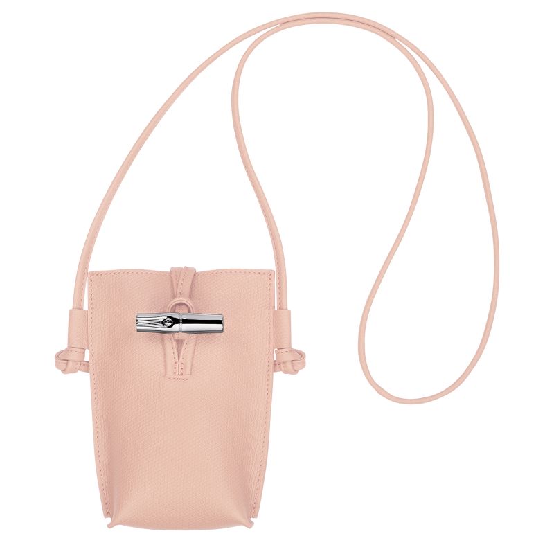 Etui Damskie Longchamp Le Roseau 1 Leather Ballerina | PL8382PJ