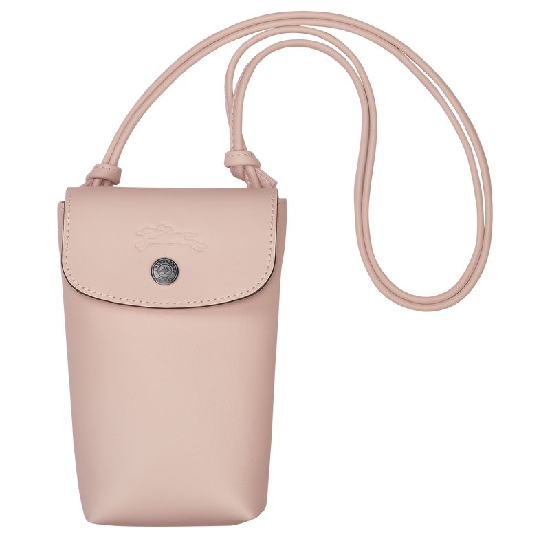 Etui Męskie Longchamp Le Pliage Xtra with leather lace Nude | PL7430UZ