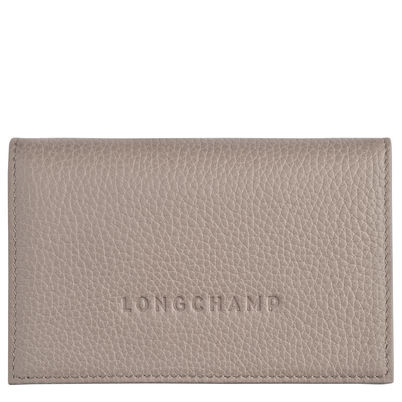 Etui na Karty Damskie Longchamp Le FoulonnÉ Leather Turtledove | PL8520OK