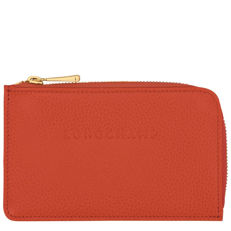 Etui na Karty Damskie Longchamp Le FoulonnÉ Leather Paprika | PL8514GS