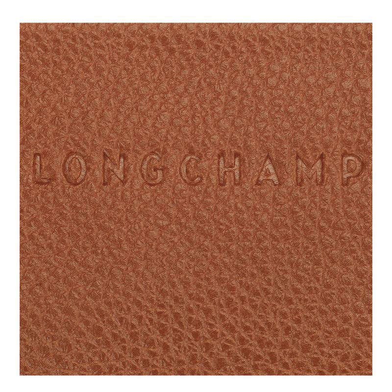 Etui na Karty Damskie Longchamp Le FoulonnÉ Leather Caramel | PL8512JP