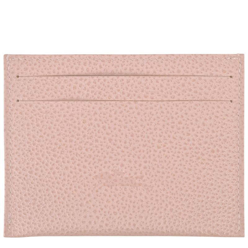 Etui na Karty Damskie Longchamp Le FoulonnÉ Leather Nude | PL8502MQ