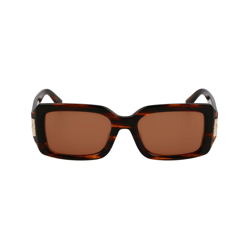 Okulary Przeciwsłoneczne Damskie Longchamp Acetate Brązowe | PL7924ZU