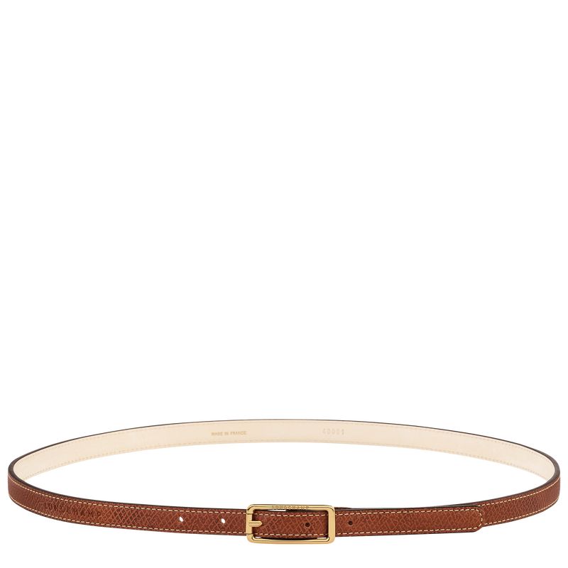 Paski Damskie Longchamp Épure Leather Brązowe | PL8036NW