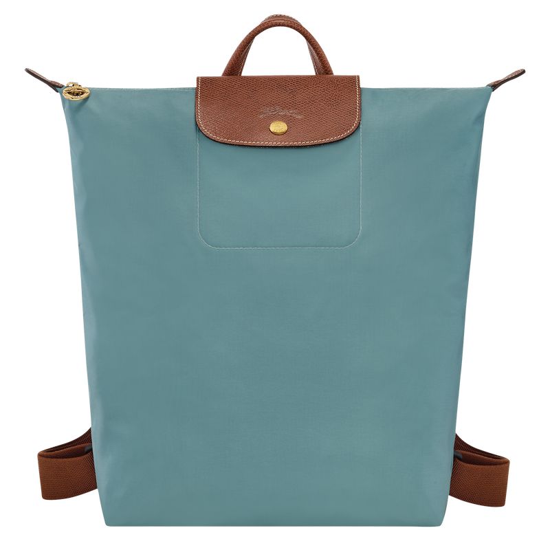 Plecaki Damskie Longchamp Le Pliage Original M Canvas Eucalyptus | PL8767CT