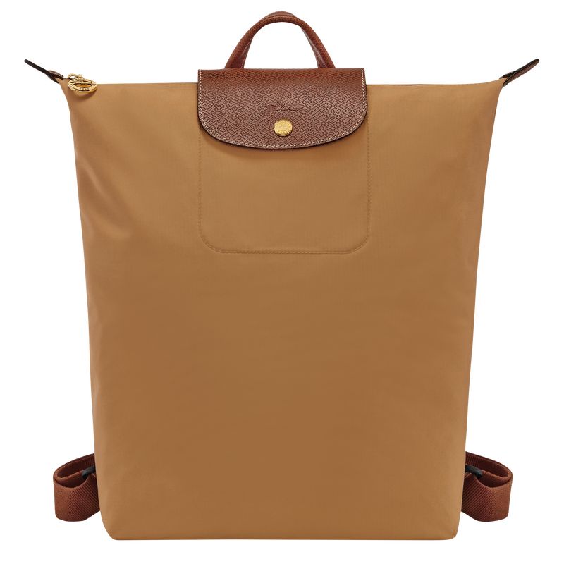 Plecaki Damskie Longchamp Le Pliage Original M Canvas Fawn | PL8765BE