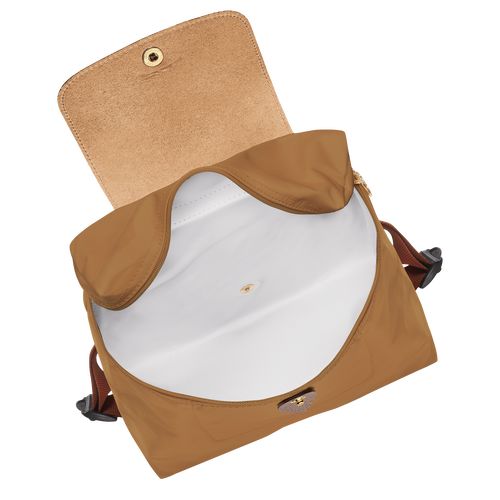 Plecaki Damskie Longchamp Le Pliage Original M Recycled canvas Fawn | PL8729IL