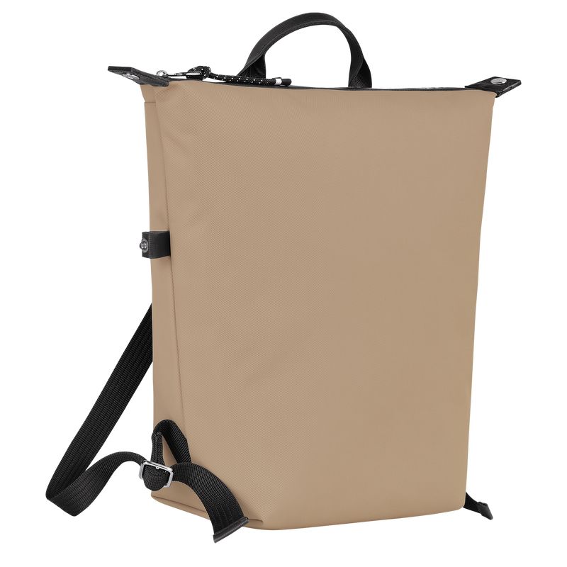 Plecaki Męskie Longchamp Le Pliage Energy L Recycled canvas Clay | PL7566MQ