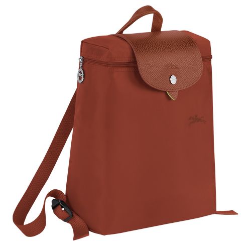 Plecaki Męskie Longchamp Le Pliage Green M Recycled canvas Chestnut | PL7542WN