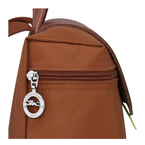 Plecaki Męskie Longchamp Le Pliage Green M Recycled canvas Cognac | PL7540QM