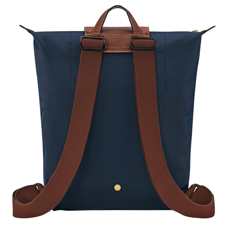 Plecaki Męskie Longchamp Le Pliage Original M Canvas Granatowe | PL7569BE