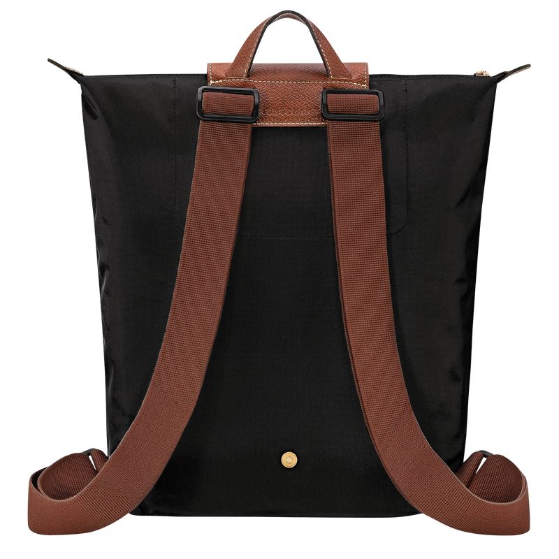 Plecaki Męskie Longchamp Le Pliage Original M Canvas Czarne | PL7568NW