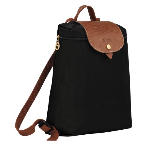 Plecaki Męskie Longchamp Le Pliage Original M Recycled canvas Czarne | PL7536TC