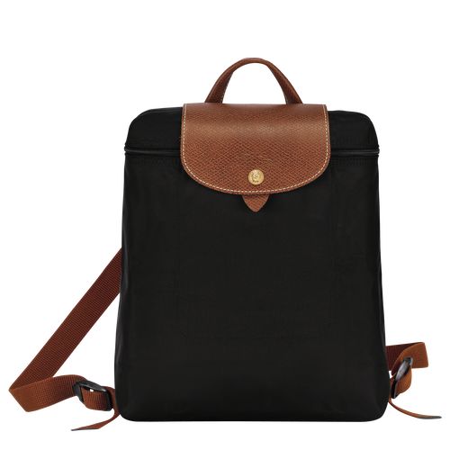 Plecaki Męskie Longchamp Le Pliage Original M Recycled canvas Czarne | PL7536TC