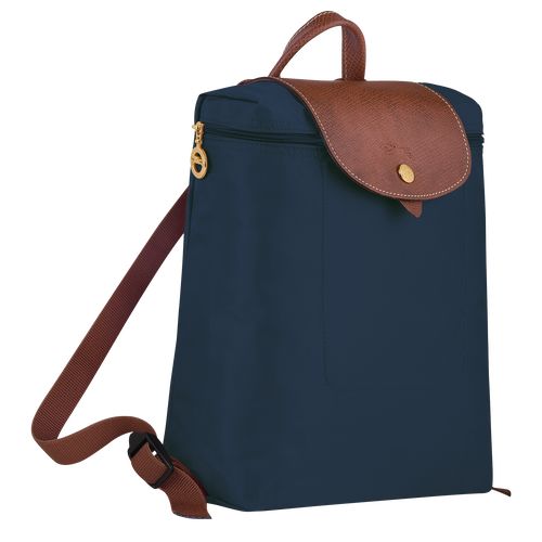 Plecaki Męskie Longchamp Le Pliage Original M Recycled canvas Granatowe | PL7535YX