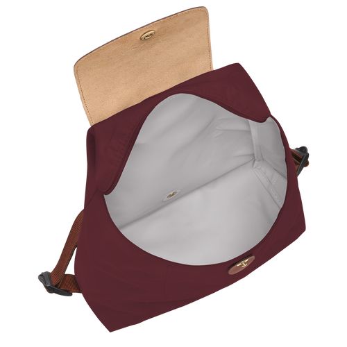 Plecaki Męskie Longchamp Le Pliage Original M Recycled canvas Bordowe | PL7531PJ