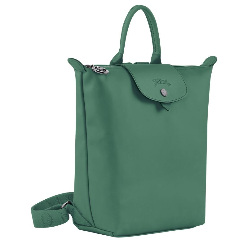 Plecaki Męskie Longchamp Le Pliage Xtra S Leather Sage | PL7557JP