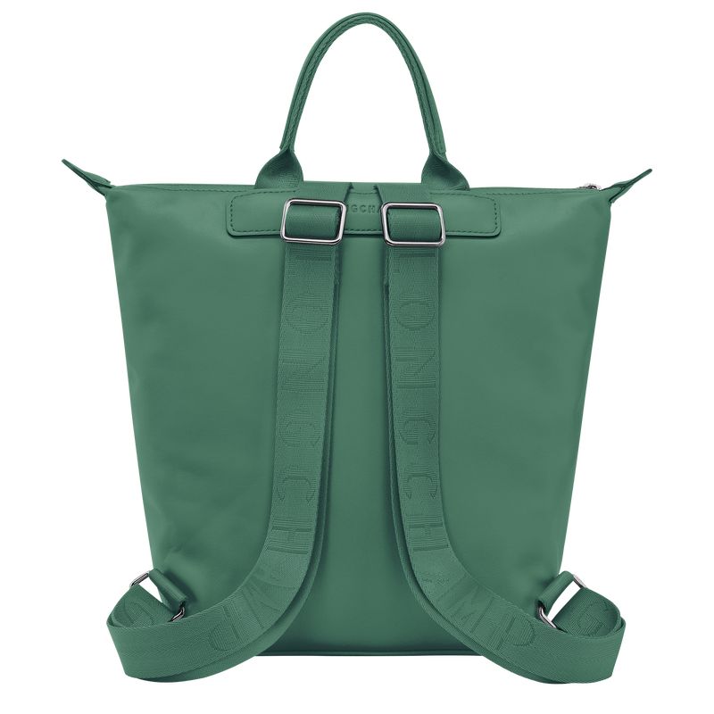 Plecaki Męskie Longchamp Le Pliage Xtra S Leather Sage | PL7557JP