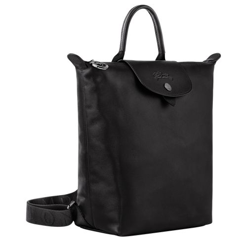 Plecaki Męskie Longchamp Le Pliage Xtra S Leather Czarne | PL7545TC