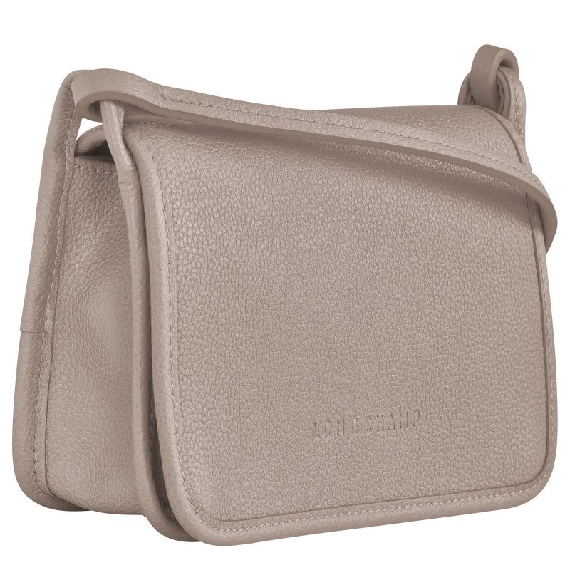 Portfele Damskie Longchamp Le FoulonnÉ XS Clutch Leather Turtledove | PL8571PJ