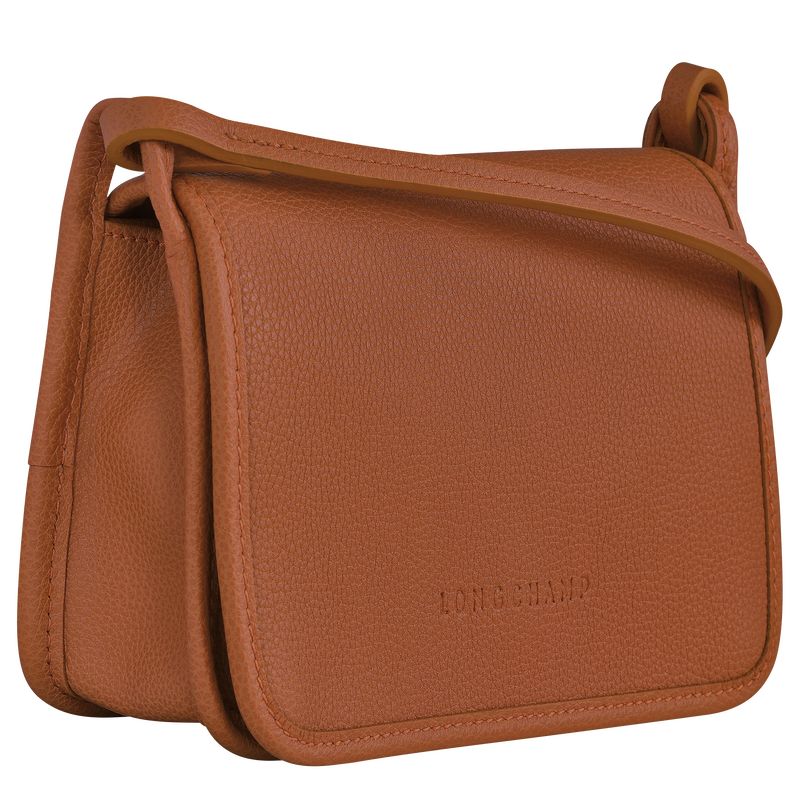 Portfele Damskie Longchamp Le FoulonnÉ XS Clutch Leather Caramel | PL8568DF