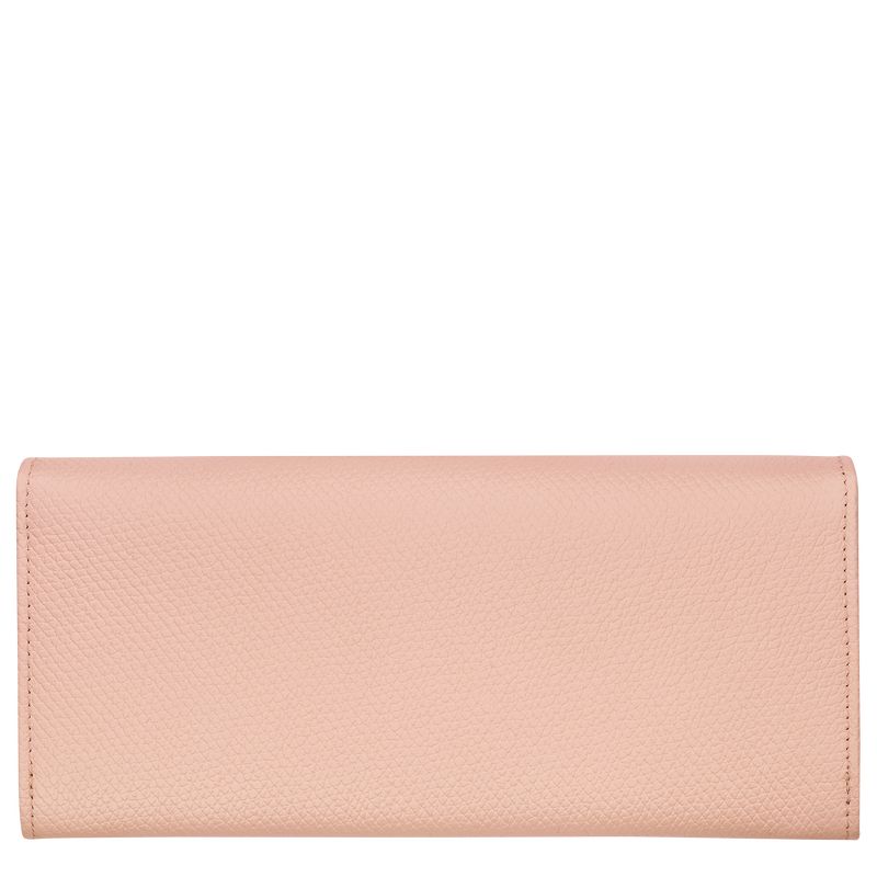 Portfele Damskie Longchamp Le Roseau Flap Leather Ballerina | PL8551VR