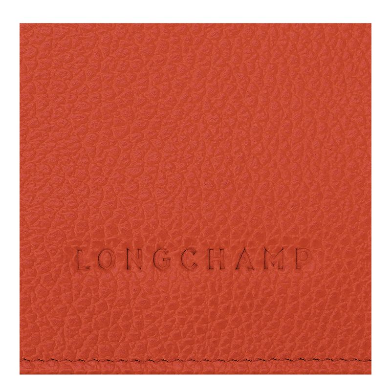 Portfele Męskie Longchamp Le FoulonnÉ Leather Paprika | PL7401JP