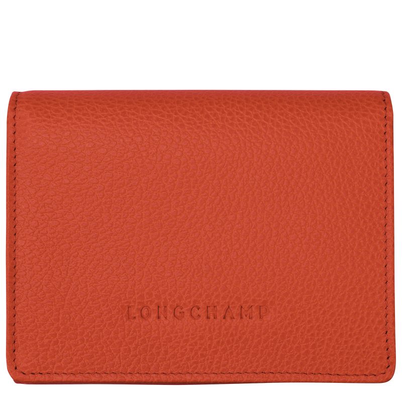 Portfele Męskie Longchamp Le FoulonnÉ Leather Paprika | PL7401JP