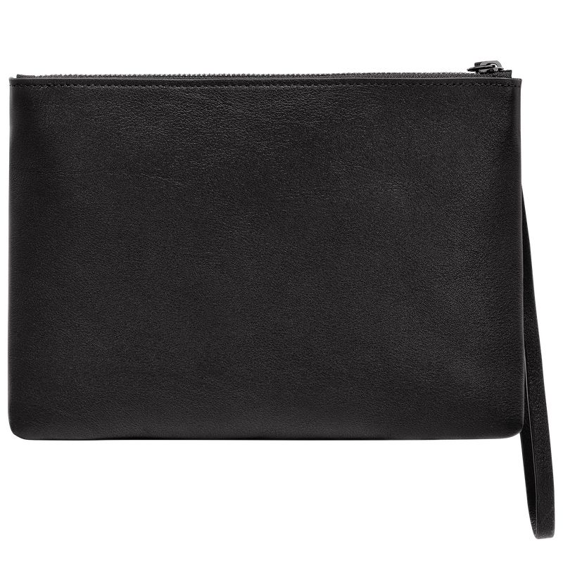 Pouches Damskie Longchamp 3D Leather Czarne | PL8708BE