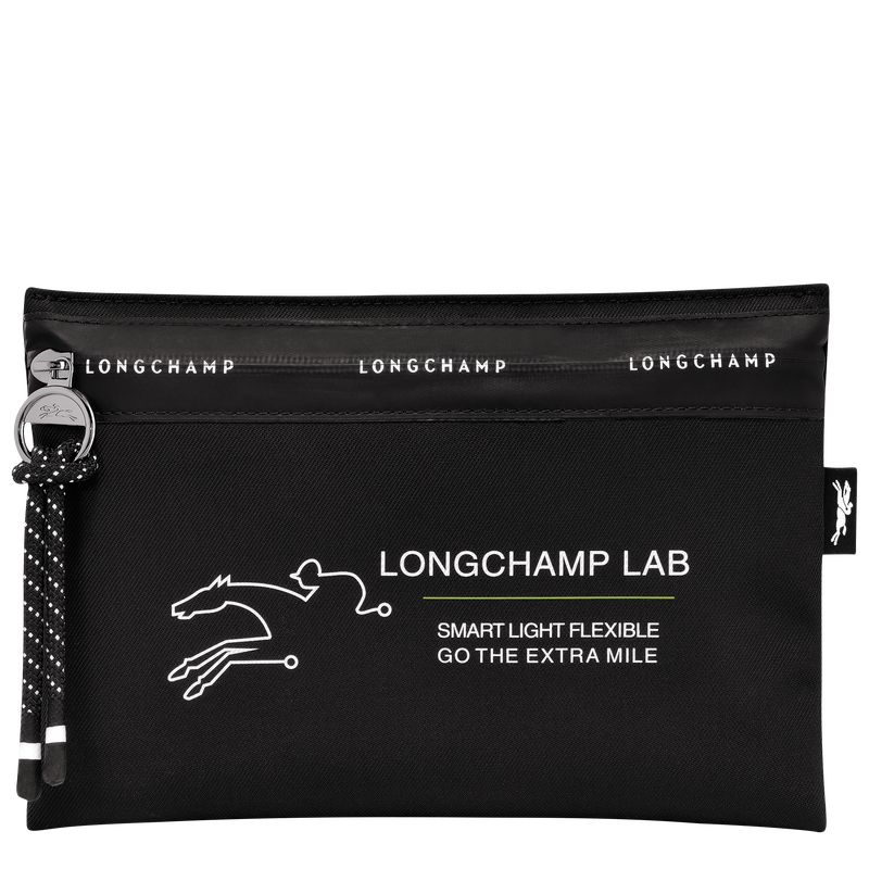 Pouches Damskie Longchamp Le Pliage Energy Canvas Czarne | PL8706CT