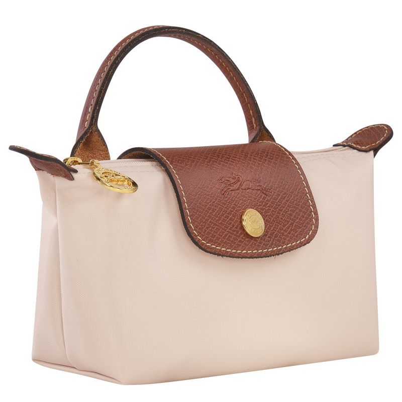 Pouches Damskie Longchamp Le Pliage Original with handle Recycled canvas Paper | PL8457ZU