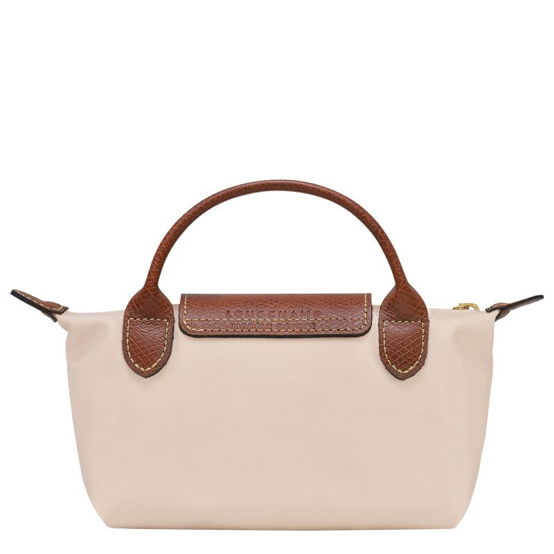 Pouches Damskie Longchamp Le Pliage Original with handle Recycled canvas Paper | PL8457ZU