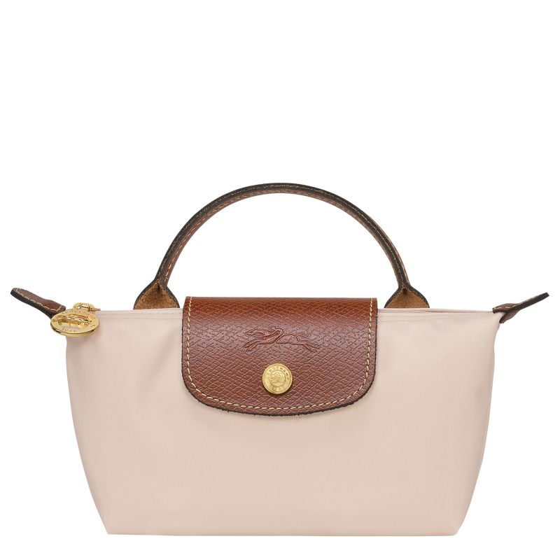 Pouches Damskie Longchamp Le Pliage Original with handle Recycled canvas Paper | PL8457ZU