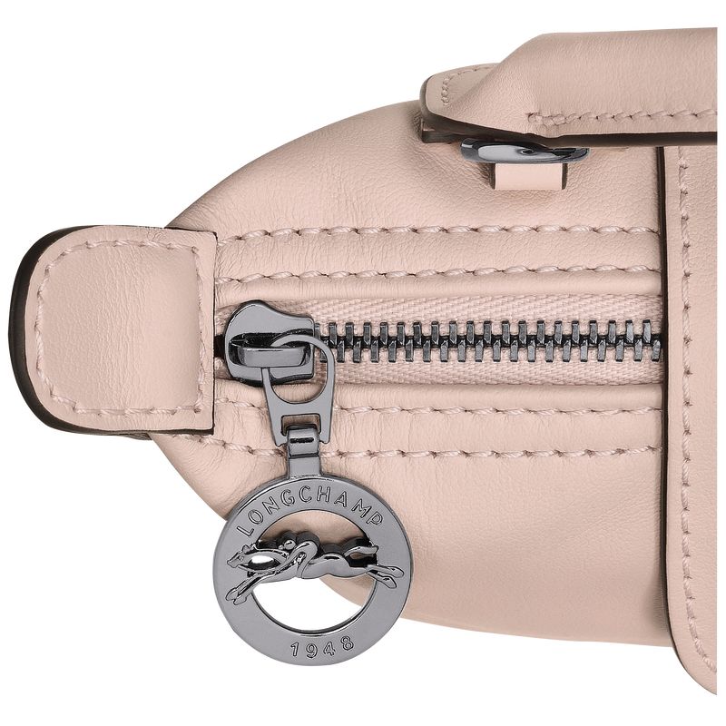 Pouches Damskie Longchamp Le Pliage Xtra XS Leather Nude | PL8400NW