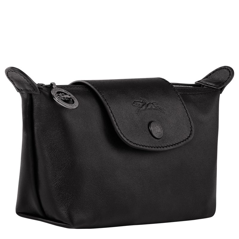 Pouches Damskie Longchamp Le Pliage Xtra Leather Czarne | PL8715CT