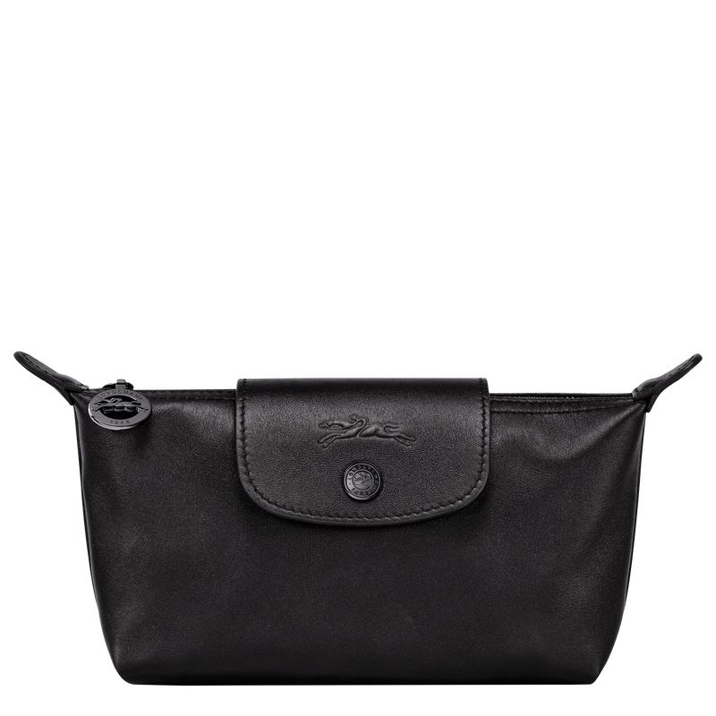 Pouches Damskie Longchamp Le Pliage Xtra Leather Czarne | PL8715CT