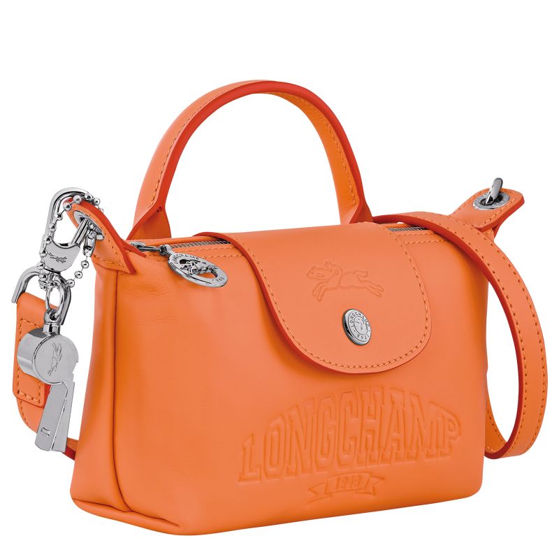 Pouches Damskie Longchamp Le Pliage Xtra XS Leather Pomarańczowe | PL8686WN