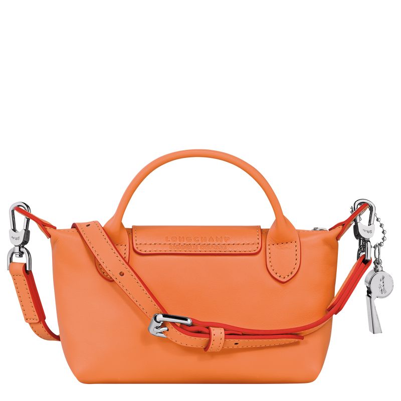 Pouches Damskie Longchamp Le Pliage Xtra XS Leather Pomarańczowe | PL8686WN