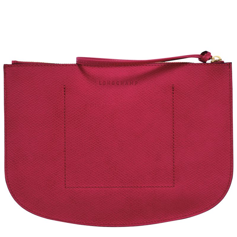 Pouches Damskie Longchamp Épure Leather Magenta | PL8697DF