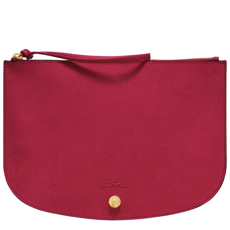 Pouches Damskie Longchamp Épure Leather Magenta | PL8697DF