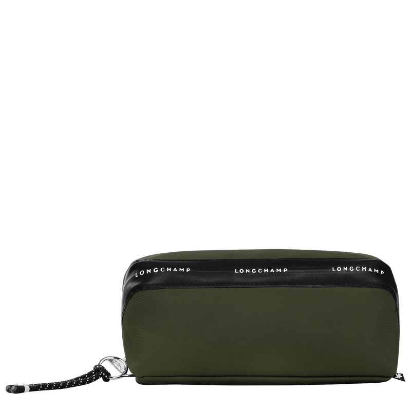 Pouches Męskie Longchamp Le Pliage Energy Canvas Khaki | PL7307MQ