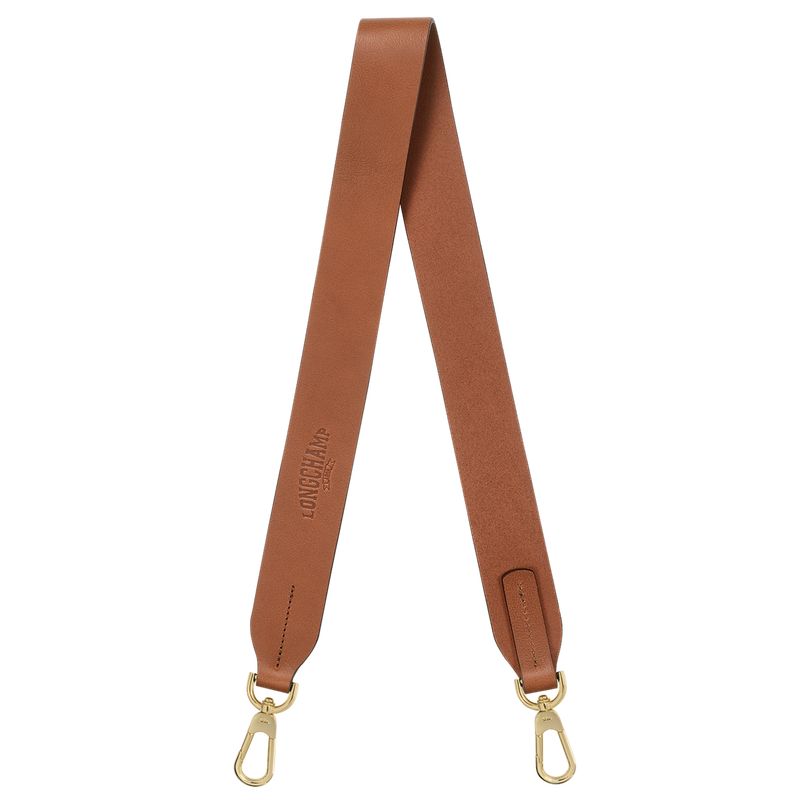 Shoulder Straps Damskie Longchamp Shoulder strap Leather Sienna | PL8013TC