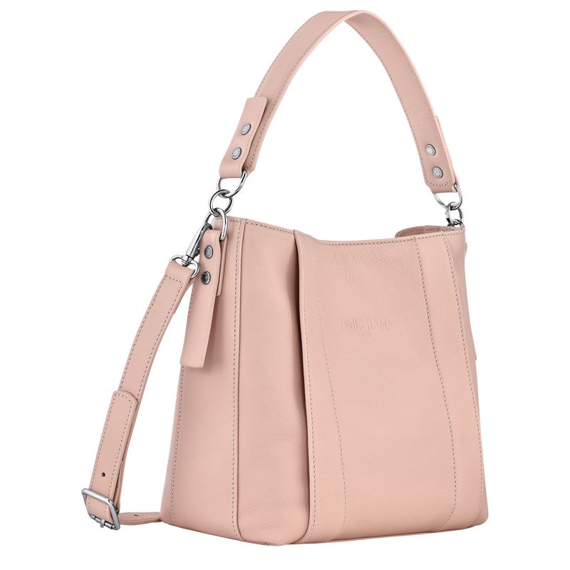 Torba Crossbody Damskie Longchamp 3D S Leather Nude | PL8995WN